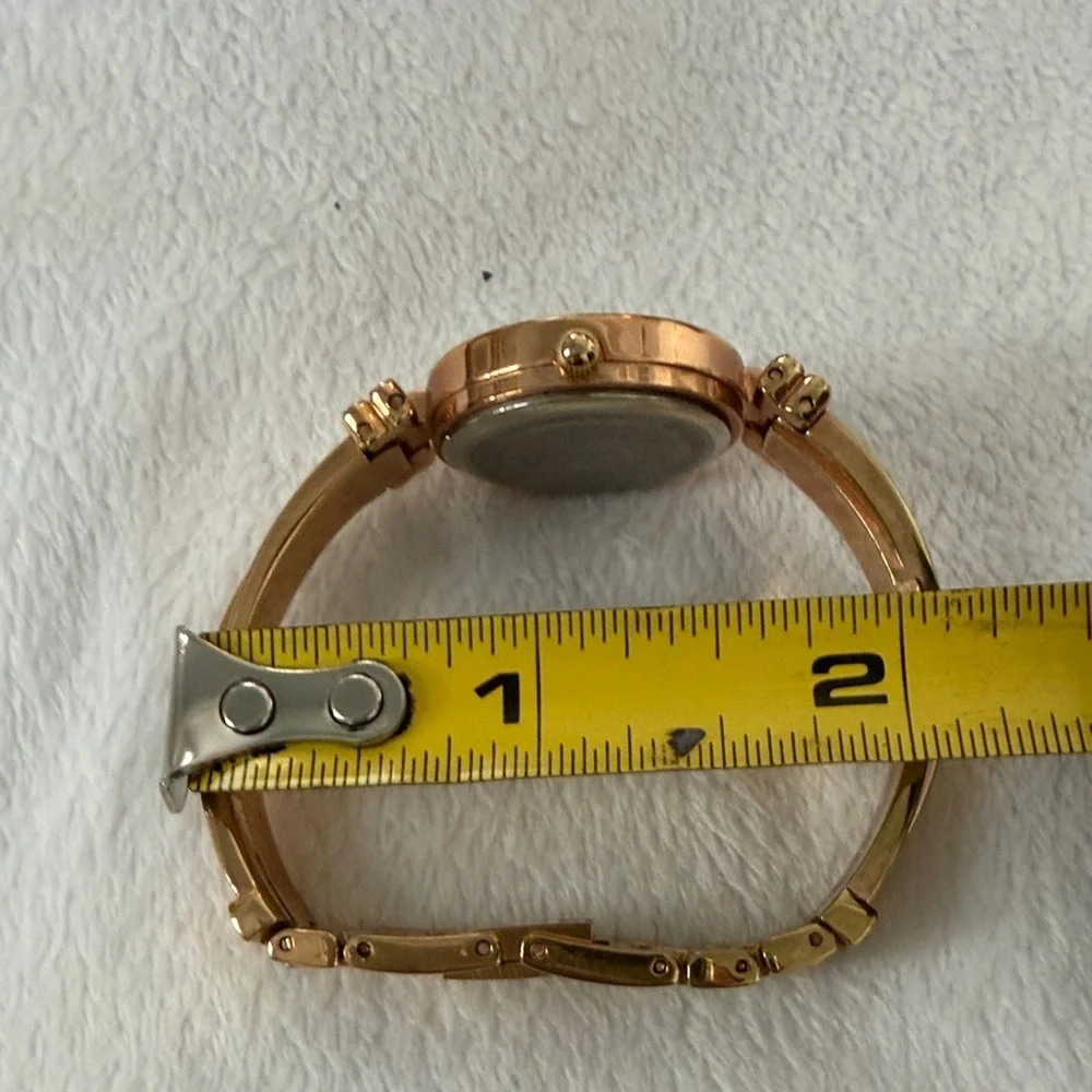 Anne Klein Gold Crystal-Embellished Women's Watch